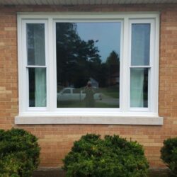 White Window, Window, Double Hung, Picture, Picture Window, Window Install, Window Installation, Install, Installation